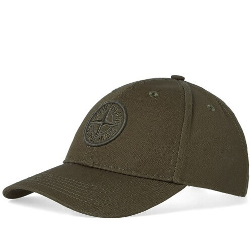 Stone Island Logo Cap - Military Green (3)